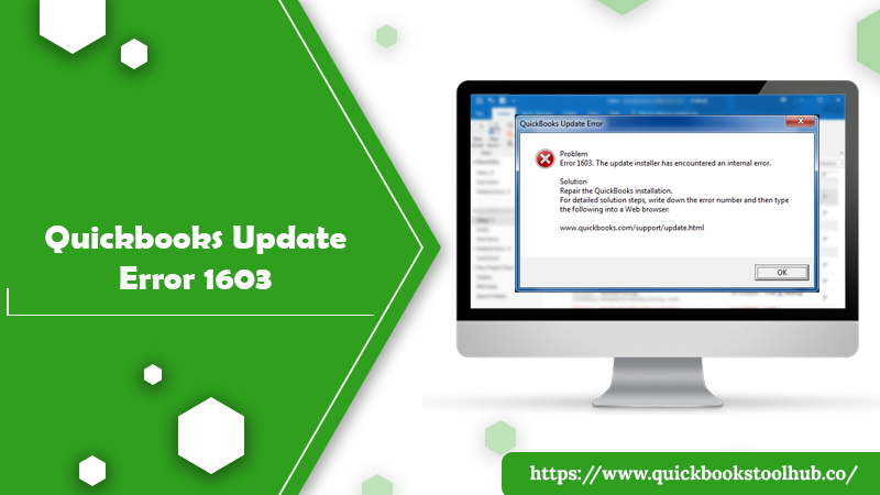 quickbooks update error 1603