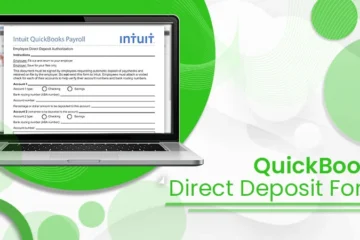 quickbooks direct deposit form