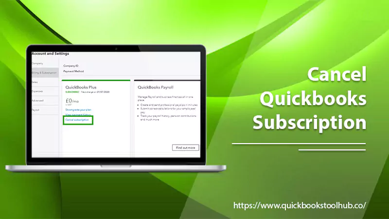 Cancel QuickBooks Subscription