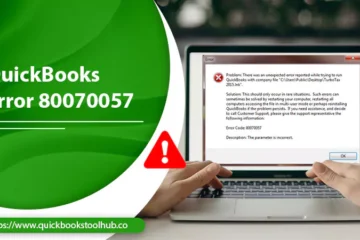 QuickBooks Error 80070057