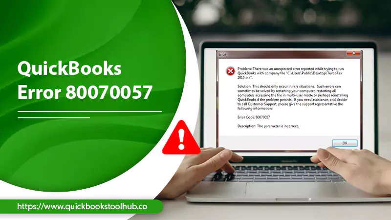 QuickBooks Error 80070057